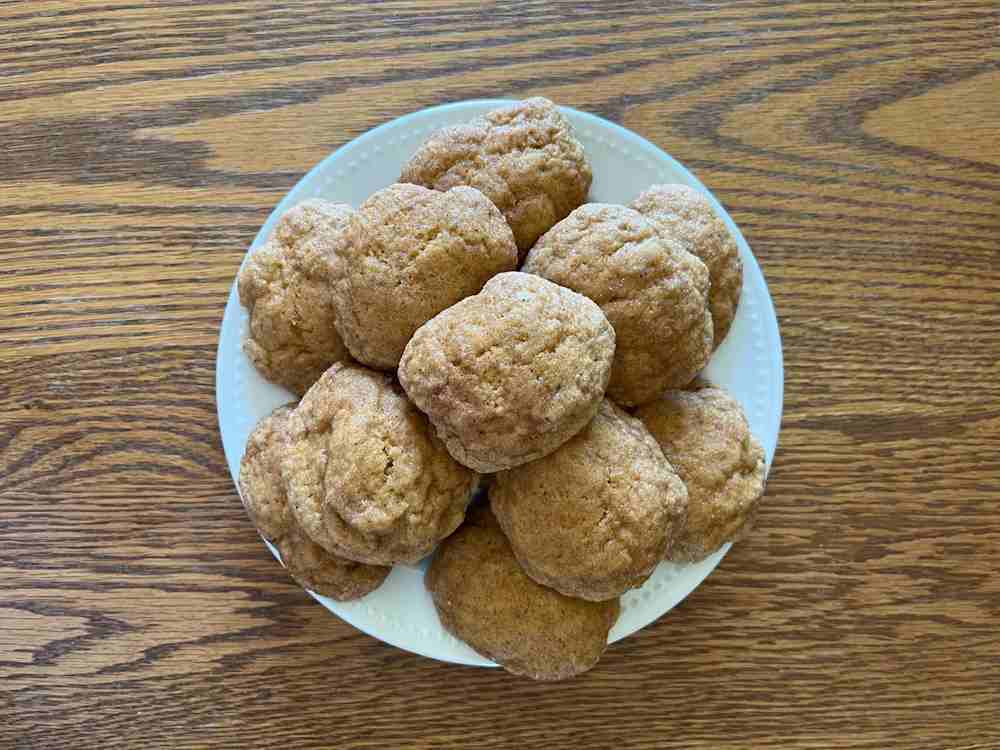 Soft Pumpkin Snickerdoodle Cookies