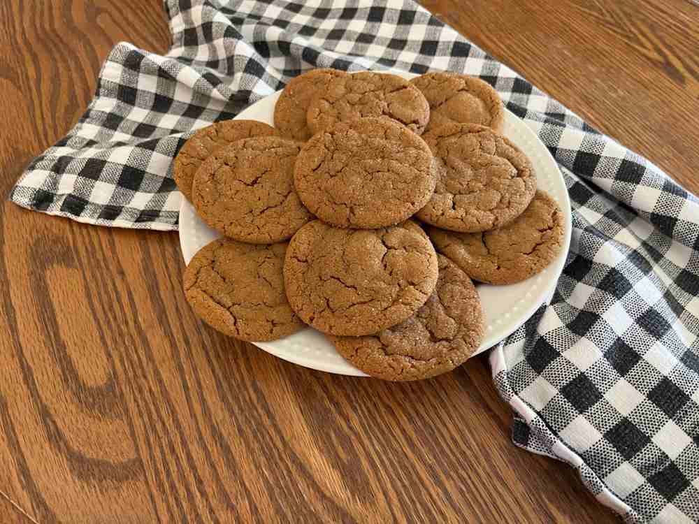 Chewy Gingerbread Cookies