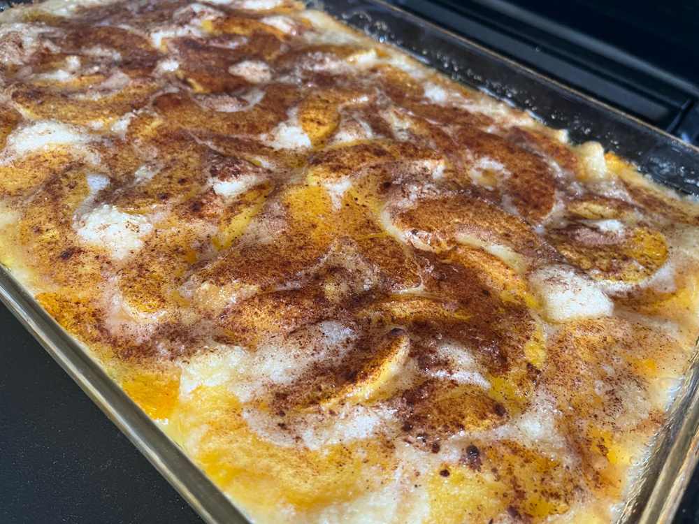 Simple Peach Cobbler